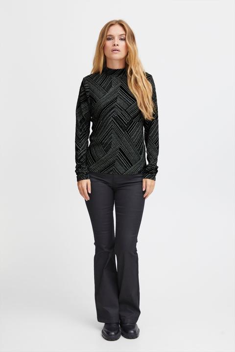 Image du produit Pulz Jeans Pulz - PZCAVILA Long Sleeve Tshirt - T-shirt - 50207795 (XS)