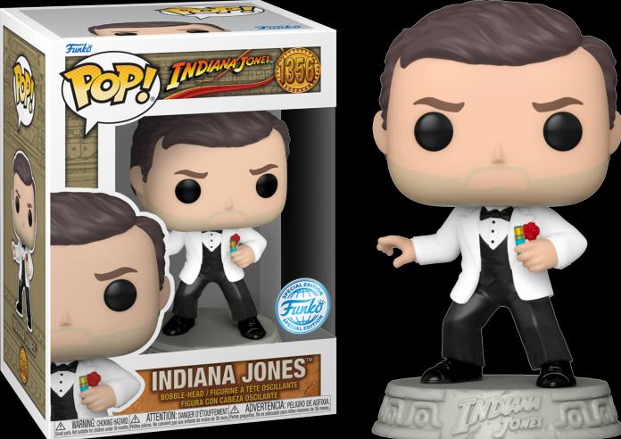 Produktbild Funko POP! Indiana Jones and the Temple of Doom - Indiana Jones (White Suit Club Obi Wan) Exclusive