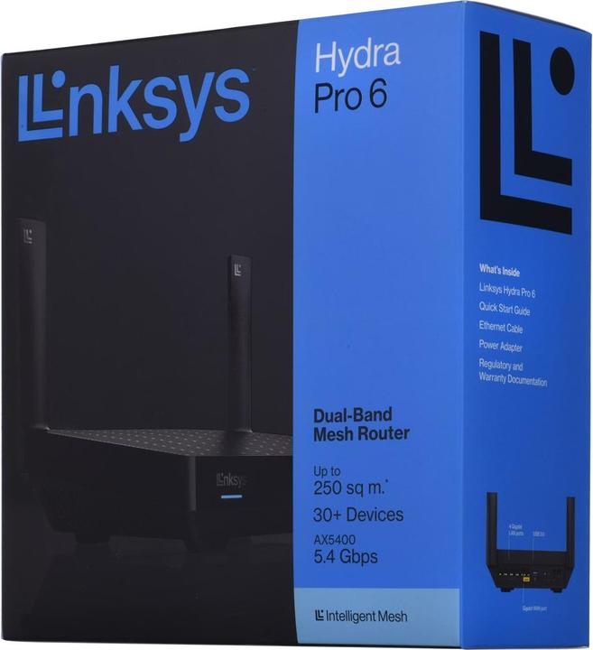 Produktbild Linksys Hydra Pro 6 Whole-Home Mesh Wi-Fi 6 MR5500 AX5400 Dual Band Router
