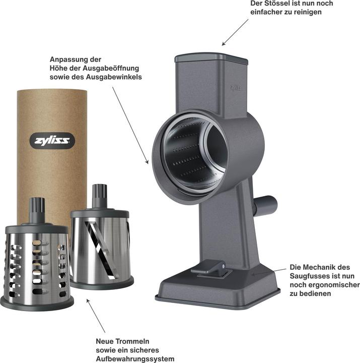 Zyliss Gourmet drum grater