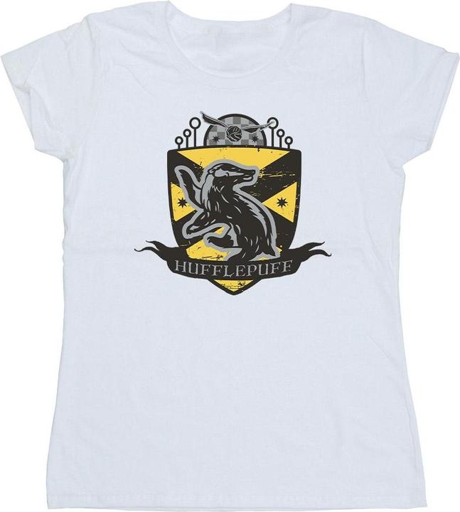 Image du produit - T-shirt HUFFLEPUFF CHEST BADGE - Femme (XXL)
