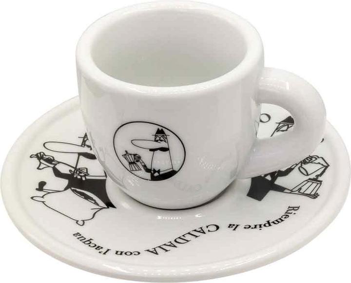 Actual product image Bialetti Y0TZ033 Set of 4 demitasse cups Carosello (50 ml, 4 x)