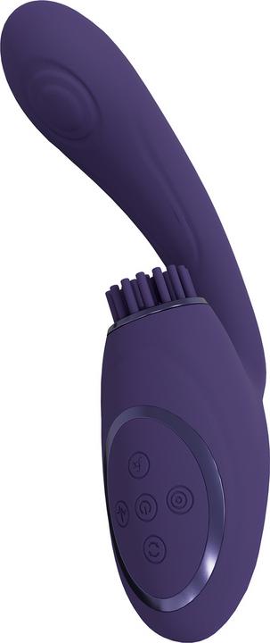 Shots Gen - Rechargeable Triple Motor - G-Spot Vibrator with Pulse Wave and Vibrating Bristles - P
