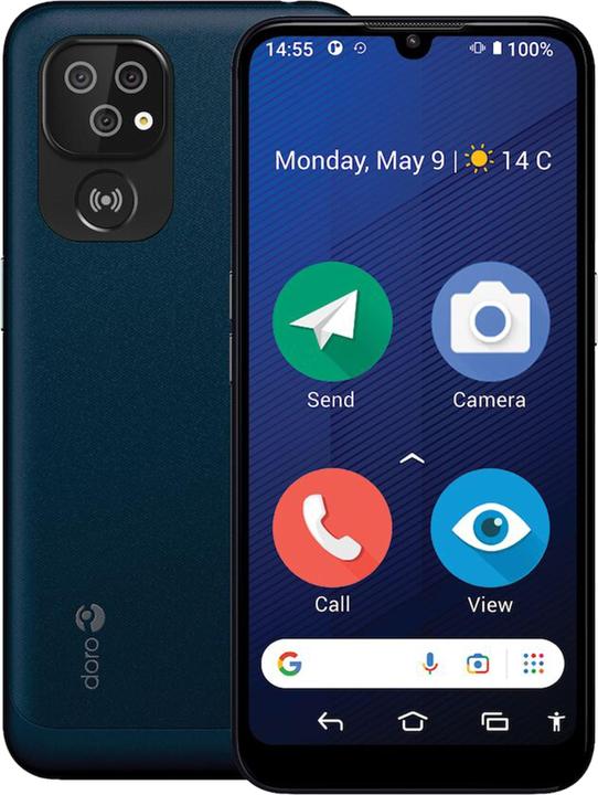 Doro 8200 Plus (64 GB, Dunkelblau, 6.10", Dual SIM, 16 Mpx, 4G)