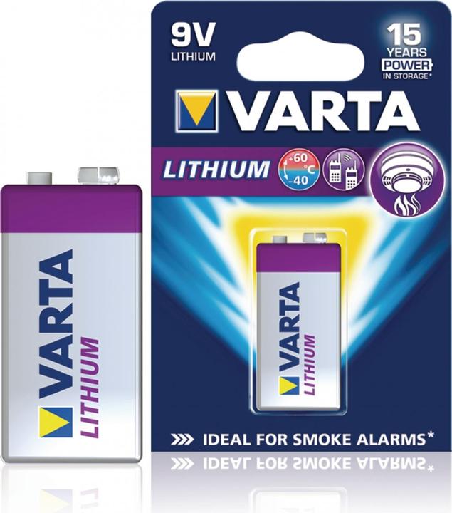 Actual product image Varta ULTRA Lithium (1 pcs., 9V Block, 1150 mAh)