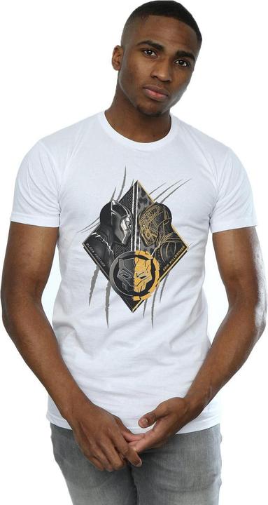 Actual product image Mens Black Panther Vs Killmonger T-Shirt (L)