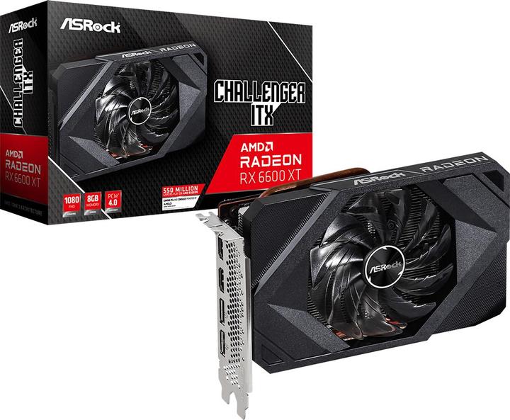 Produktbild AsRock RX6600XT Challenger ITX 2xHDMI/2xDP DDR6 (8 GB)