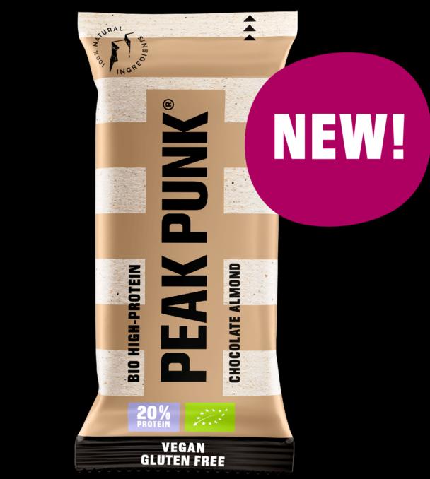 Image du produit Peak Punk Bio High-Protein Bar (Chocolat, Pois, Noix de cajou, Sarrasin, Avoine, 1 pcs, 55 g)