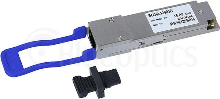 Immagine prodotto BlueOptics Ricetrasmettitore QSFP28 compatibile Extreme Networks 10405, connettore MPO/MTP, 100GBASE-PSM4