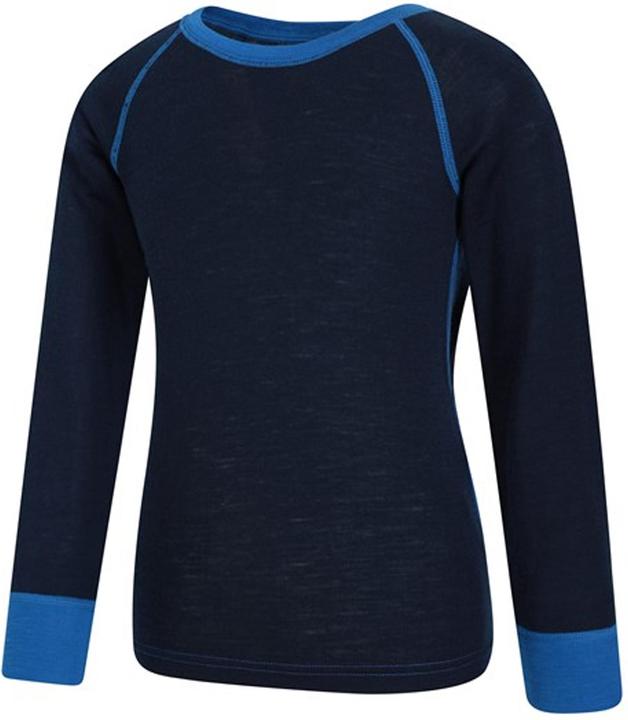 Image du produit Mountain Warehouse Sous-couche enfants/enfants Merino II à col rond contrasté (98)
