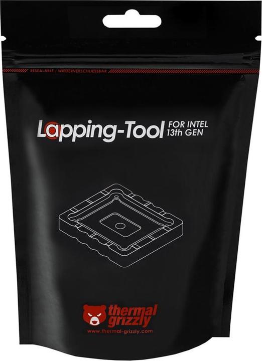 Actual product image Thermal Grizzly Lapping Tool for 13th Generation Intel CPU