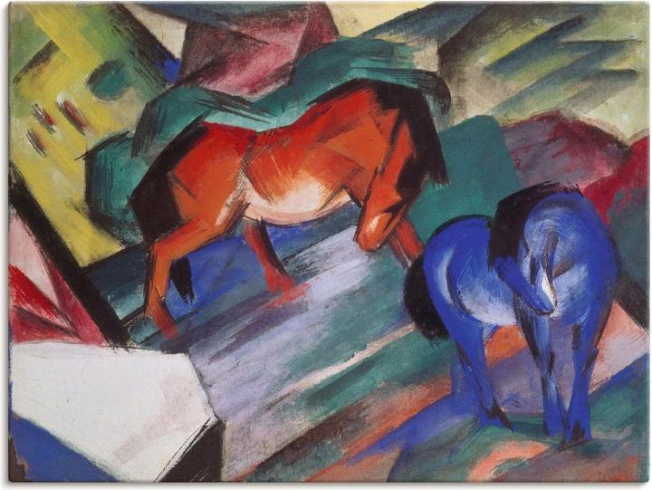 Artland Rotes und blaues Pferd. 1912 T7IK (120 x 90 cm)