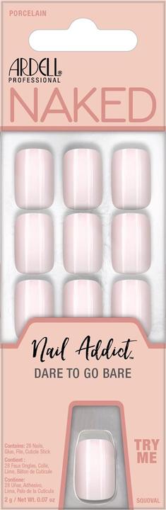 Produktbild Ardell Nail Addict Naked Collection Porcelain 28 Stk (Kunstnägel)