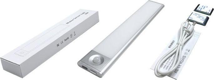 Lighty Sensor lamp - Wireless LED light strip with motion detector (23 cm) - White light