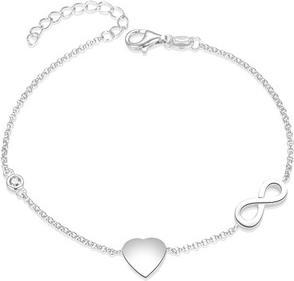 Produktbild Beneto Gentle silver bracelet with symbols AGB635 / 21