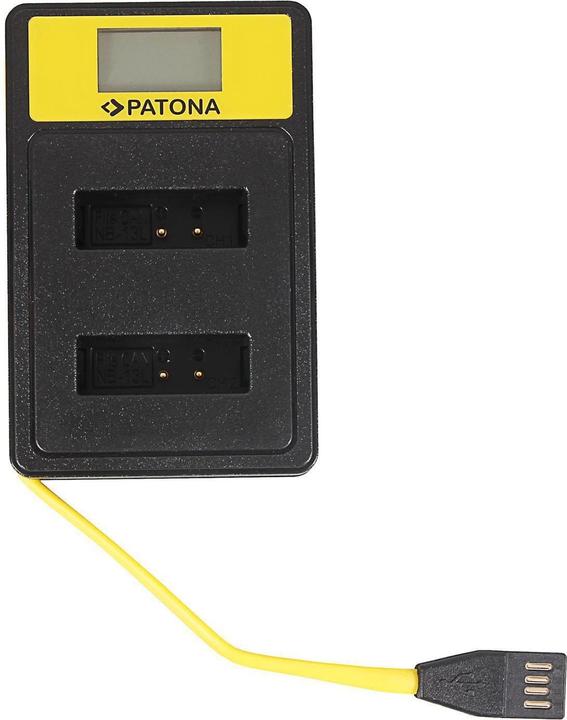 Immagine prodotto Patona Caricabatterie intelligente doppio LCD USB Canon batteria NB-13L (Caricabatterie per fotocamere)