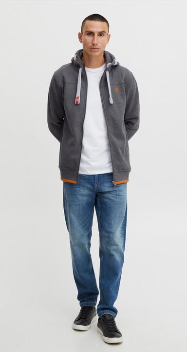 Actual product image Solid Benjamin Zip Men's Sweater Zip Jacket (M)
