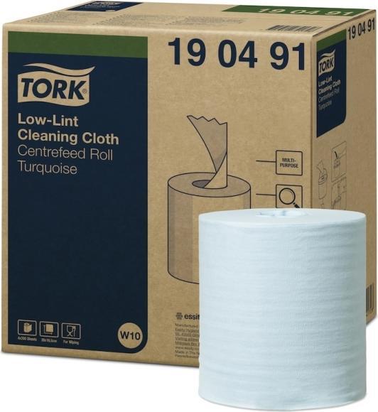 Actual product image Tork Low-lint cleaning cloths in W10 dispenser bucket 1-ply 190491 Quantity: 800 pcs. (1 pcs.)