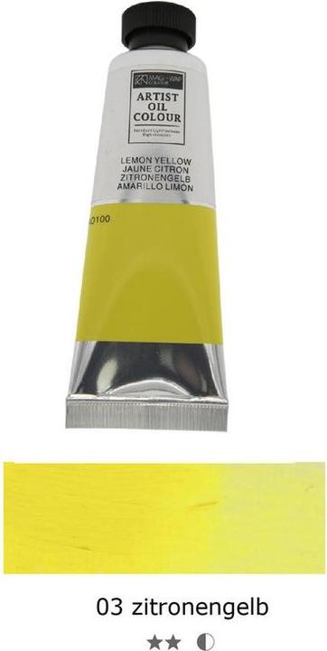 Produktbild Magi-Wap Artist Ölfarbe 50ml (Zitronengelb, 50 ml)