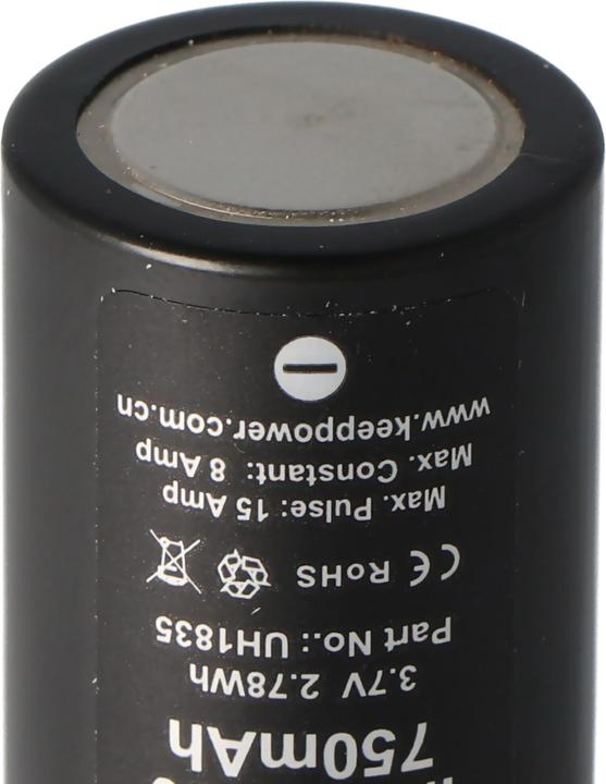 Immagine prodotto Keeppower Batteria IMR18350 (1 pz., 18350, 750 mAh)