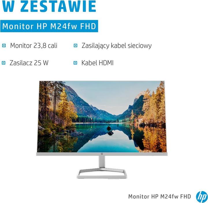 Actual product image HP M24fw (1920 x 1080 pixels, 23.80")
