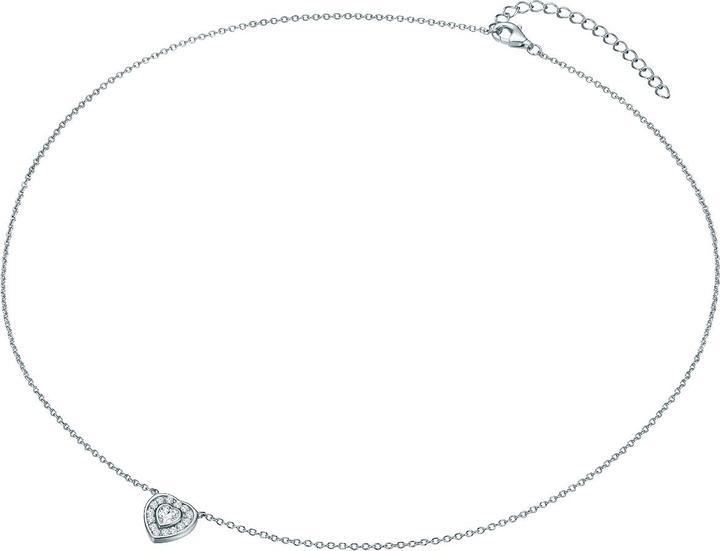 Produktbild Rafaela Donata Damen Herz Sterling Silber Zirkonia Silber 40,0 cm Basiskette + 5,0 cm Verlängerung - 33774 (Sterling Silber, 40 - 45 cm)