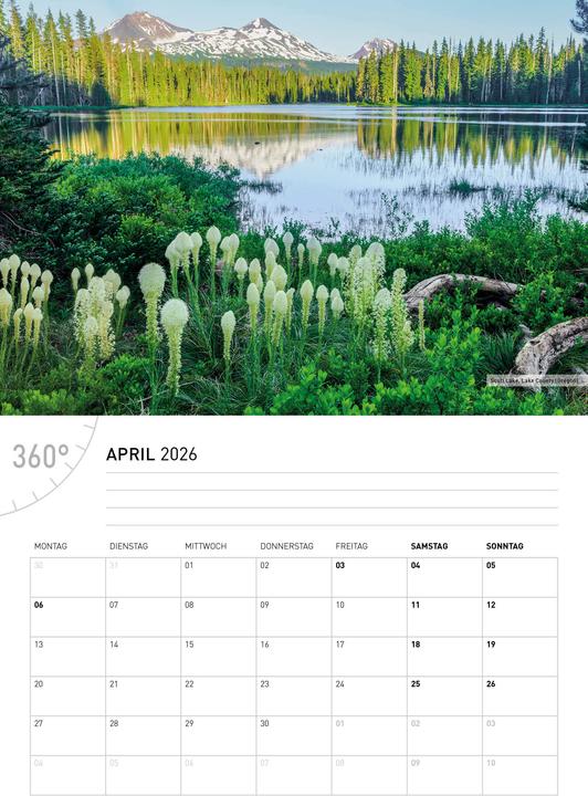 Produktbild USABroschürenkalender2026 (A4, Deutsch)