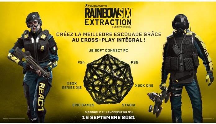 Actual product image Ubisoft Tom Clancy's Rainbow Six : Extraction (PS4, FR)