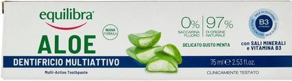 Actual product image Equilibra Aloe Gel Triple Action Toothpaste Paste In Teeth About Action Aloe Vera 75Ml (75 ml)