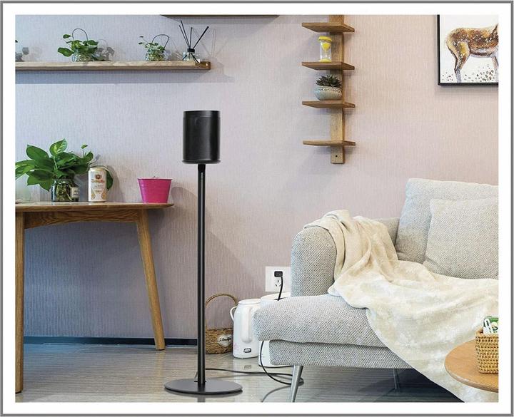 Image du produit Purelink PureMounts® Pied d'enceinte pour SONOS ONE®, noir (1 pièce, Support)