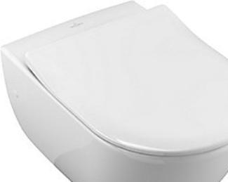 Actual product image Villeroy & Boch VB Subway haengetoiletskål hvi - ceramic+ porcelaen