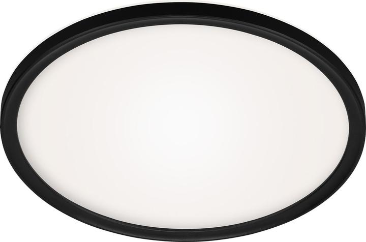 Briloner Plafoniera LED per bagno, nera, LED/22W (2900 lm)
