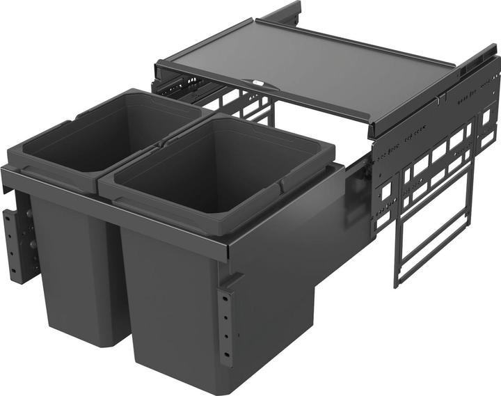 Vauth-Sagel VS ENVI Space S Abfalltrennsystem KB 500 mm 12/15,5 L lavagrau (15.50 l)