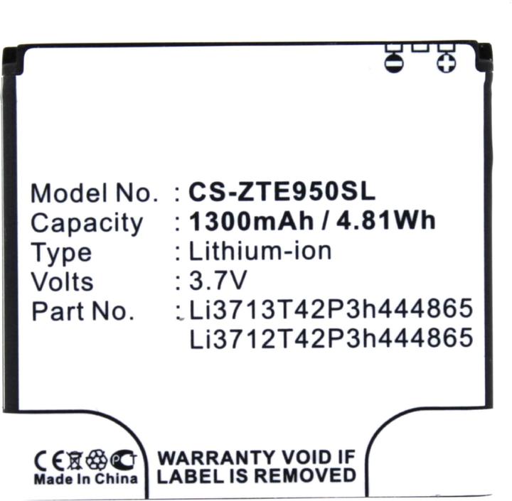 Image du produit AGI 87443 - Batterie/accu - noir - Lithium-ion (Li-Ion) - 1150 mAh - 3,7 V - 43 m