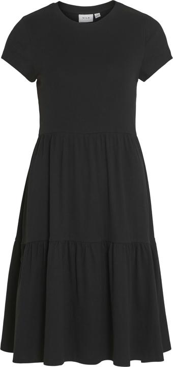Vila Baumwoll Kleid mit kurzen Ärmeln (S)