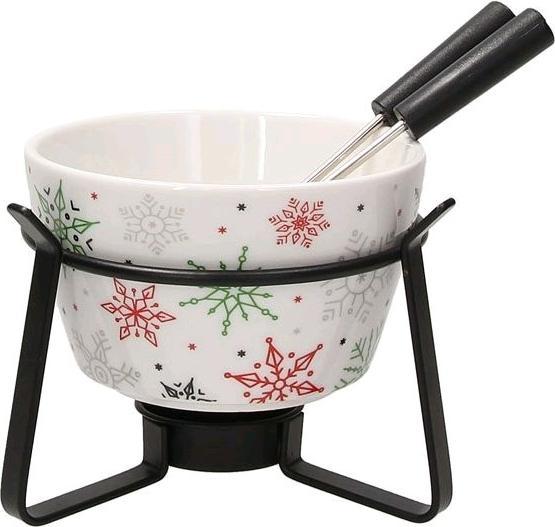 Actual product image Tognana Chocolate fondue porcelain Claus 4pcs