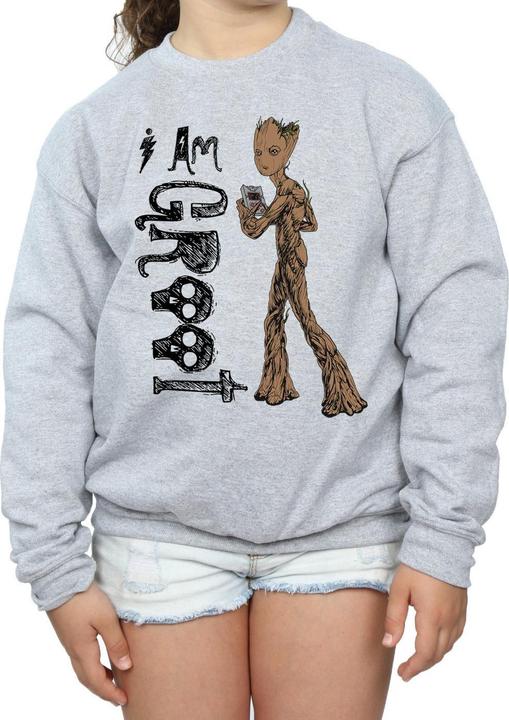 Immagine prodotto Universal Textiles I Am Teenage Groot Felpa Ragazze (116)
