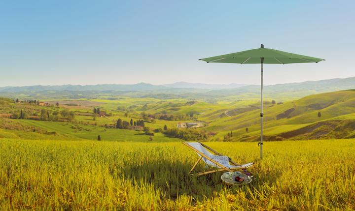 Actual product image Glatz Alu-Smart easy parasol (2.40 m)