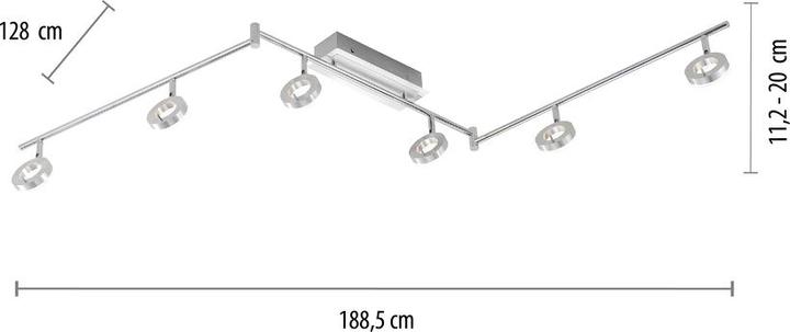 Image du produit Paul Neuhaus LED Deckenlampe IP44 matt IP44 Badleuchte (4500 lm)