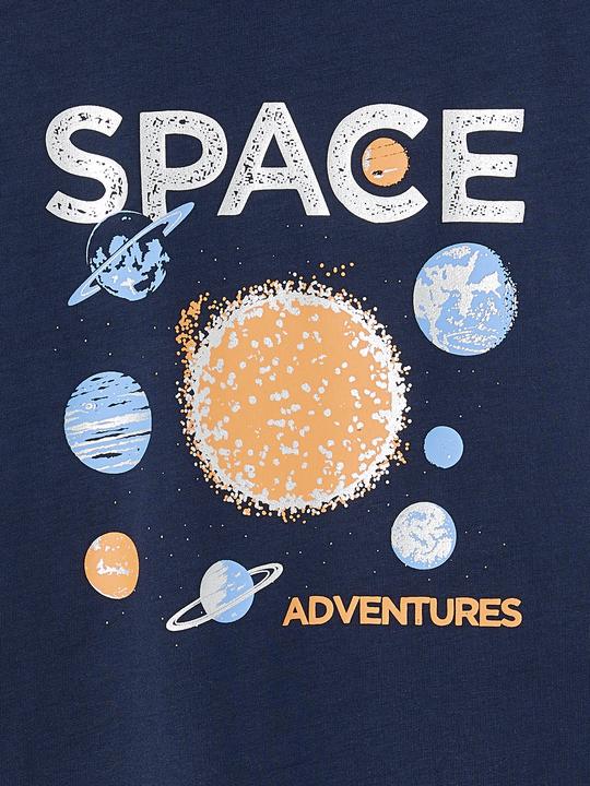 Produktbild Vertbaudet Jungen T-Shirt mit Space-Motiv (92)