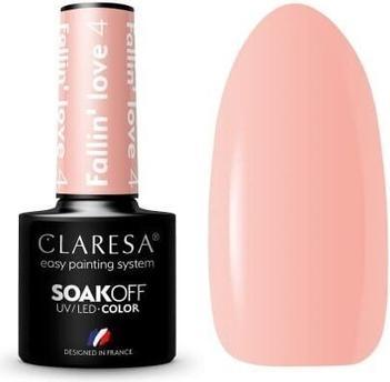 Image du produit Claresa Fallin Love Vernis à ongles UV 5ml - Lot de 4 (Rose, Vernis couleur)