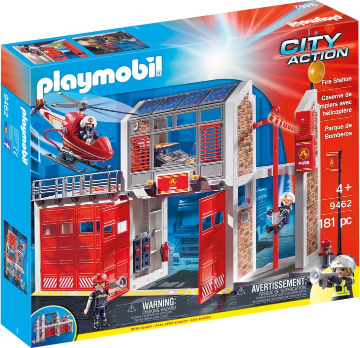 Productafbeelding Playmobil Grote brandweerkazerne (9462, Playmobil Stad Actie)