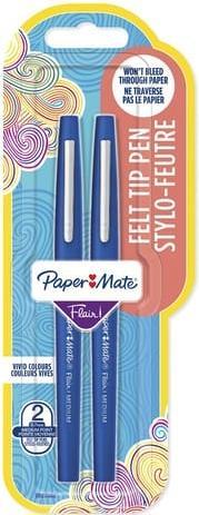 Actual product image Paper Mate fiber pen Flair B 2 pcs. (Blue, 2 x)