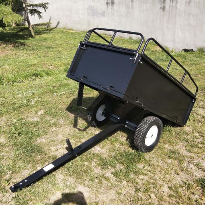 Produktbild Wiltec Kippanhänger 200x78x94,5cm 300kg Rasentraktor Kipper Kippmulde Garten (Rasentraktor, Gartenmaschinen Ersatzteile)