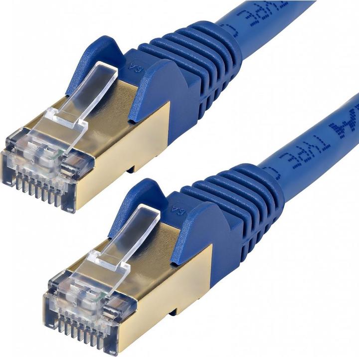 Immagine prodotto StarTech Cavo patch Cat6a 2m blu (STP, CAT6a, 2 m)