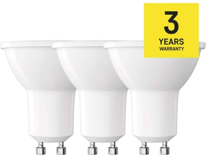 Productafbeelding Emos LED lamp Classic MR16 / GU10 / 7 W (60 W) / 806 lm / Neutraal wit (GU10, 7 W, 806 lm, 3 x, E)