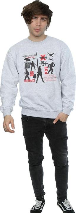 Produktbild Star Wars The Last Jedi Rebellion Silhouettes Sweatshirt (L)