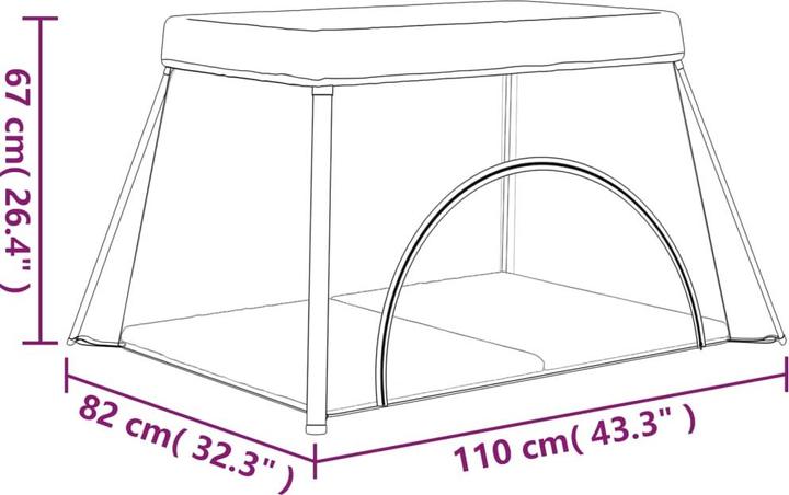 Image du produit VidaXL Kimble (110 cm, 82 cm)