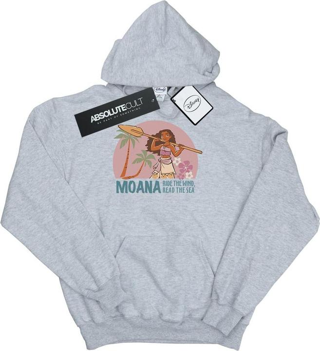 Actual product image Disney Girls Moana Read The Sea Hoodie (152, 158)