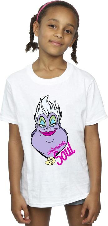 Actual product image Disney Girls Villains Ursula Unfortunate Soul Cotton T-Shirt (140, 146)